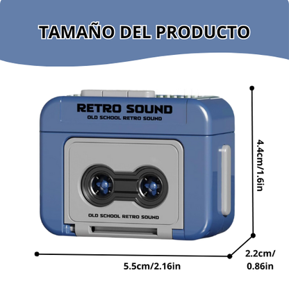 Grabadora de Voz Retro Cassette